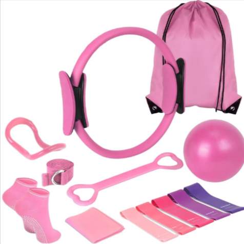 13-Piece Yoga & Pilates Set for Home Fitness & Flexibility
