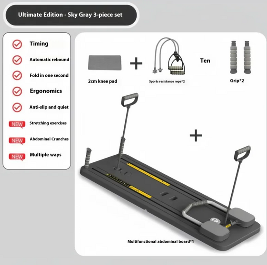 Household Abdominal Wheel Fitness Board for Core Training